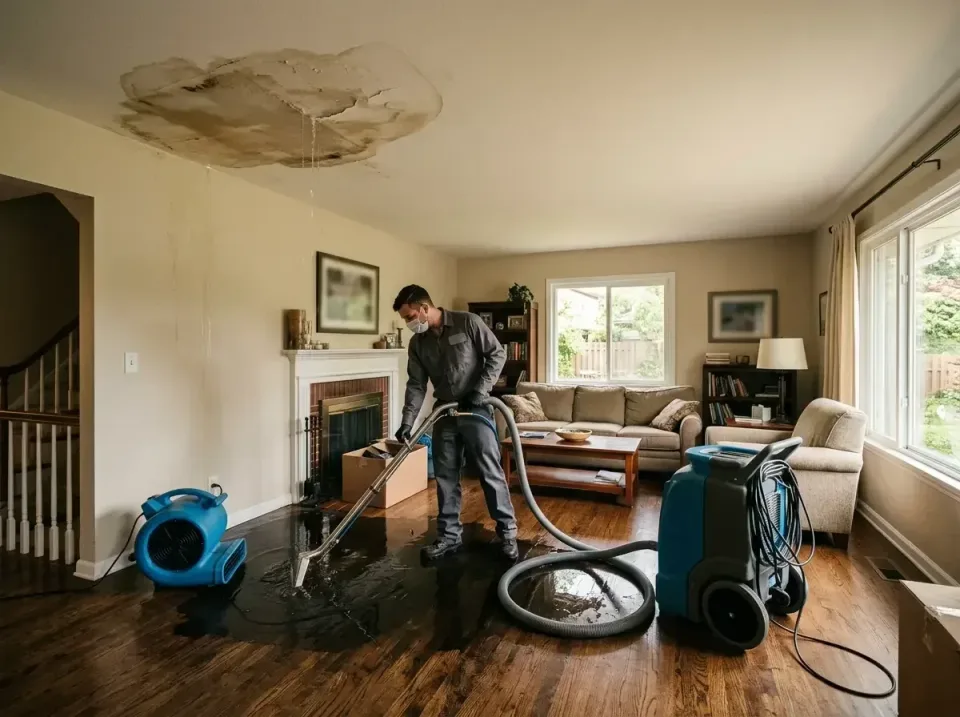 attic-pipe-burst-ceiling-drip-008 — frequently asked questions, Water Damage Restoration & Carpet Care in Hiawatha, IA